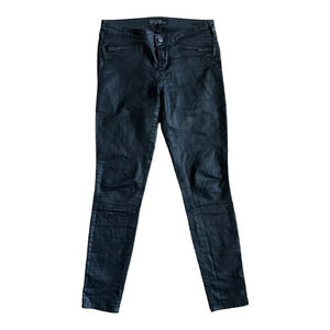 Guess Black High Gloss Coated Skinny Jeans 27